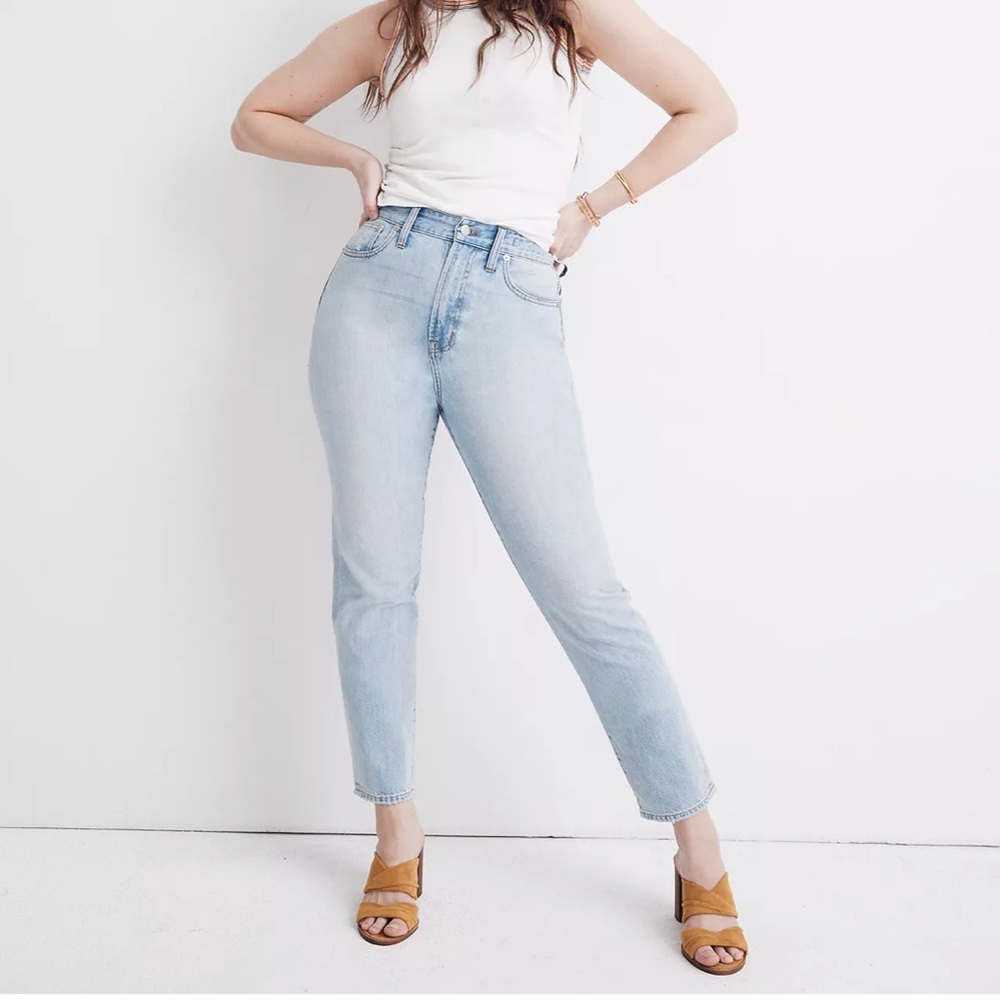 Madewell The Curvy Perfect Vintage Jean in Fitzgerald Wash